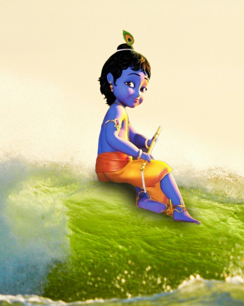 Krishna Janmashtami background For Picsart (1)