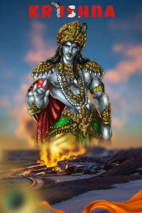 Krishna Janmashtami Editing CB Background Full HD Download