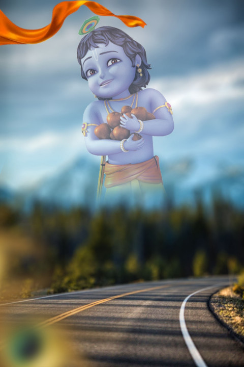 Krishna Janmashtami Editing CB Background Full HD Download Pics