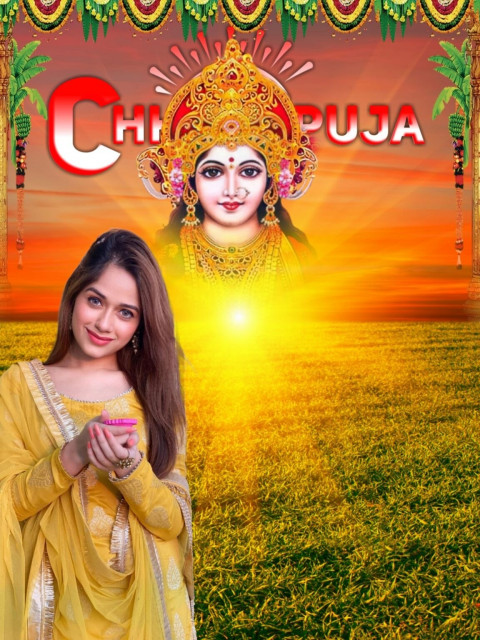 Latest Beautiful Girl Chhath Puja Editing CB PicsArt Background Full Stock