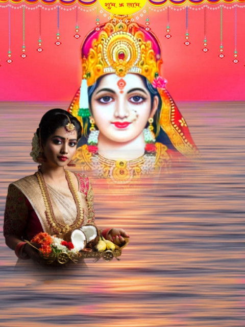 Latest Chhath Puja Editing Snapseed Background Full Stock With Girls