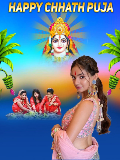Latest Chhath Puja Special Snapseed Photo Background Full HD With Girls