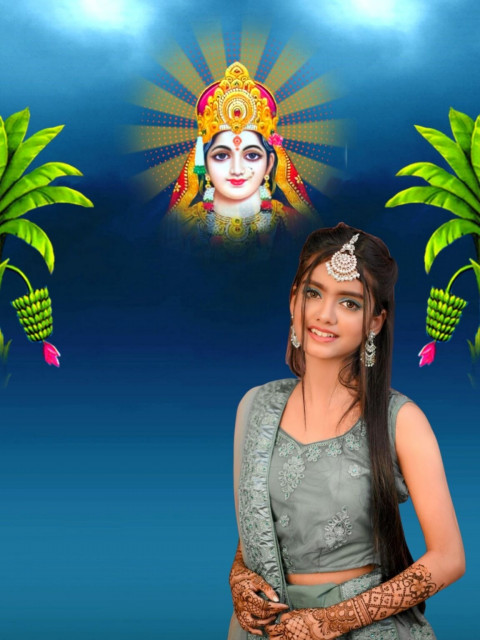 Latest Chhathi Maiya Special Snapseed Background New With Girls