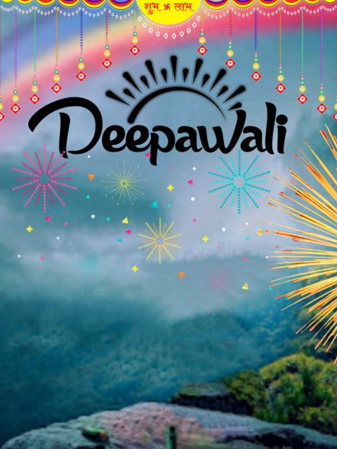 Latest Deepawali CB Editing Background Free Download
