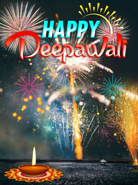 Latest Happy Deepawali CB Background Download HD