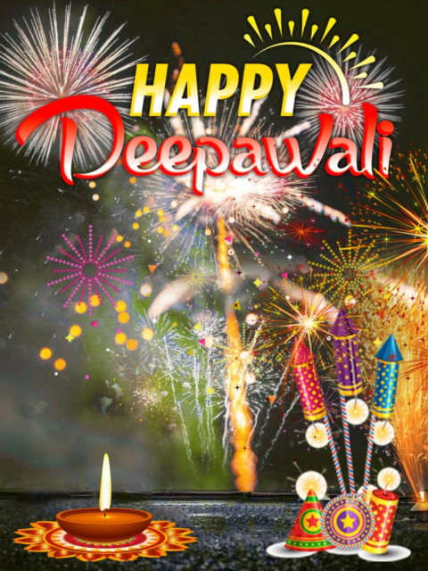 Latest Happy Deepawali CB Background Free Download