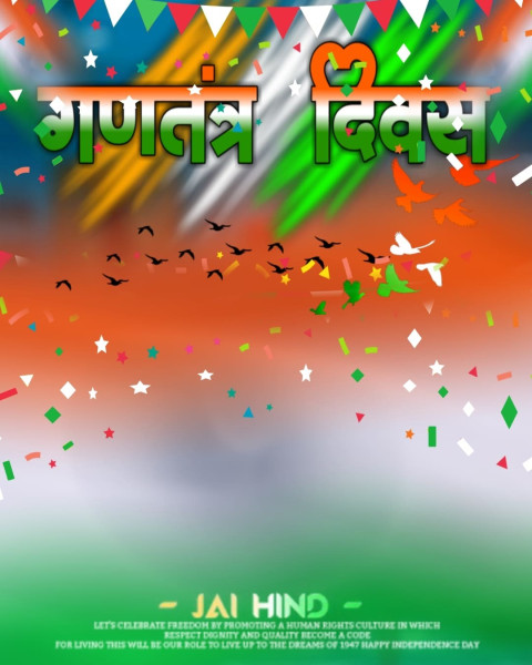Latest Happy Republic Day 26 January CB Editing Background Free