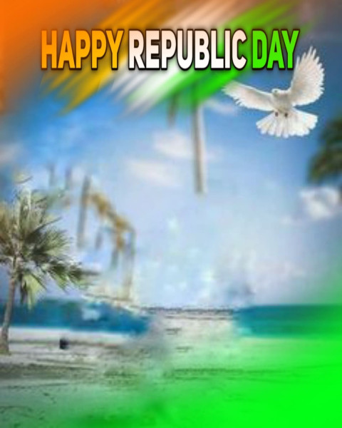 Latest Happy Republic Day CB Editing Free Background HD