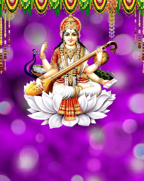 Latest Happy Vasant Panchami Pink CB Background