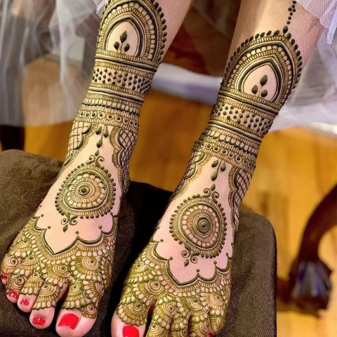 Latest Mehndi Design Wallpaper For Wedding Dulhan