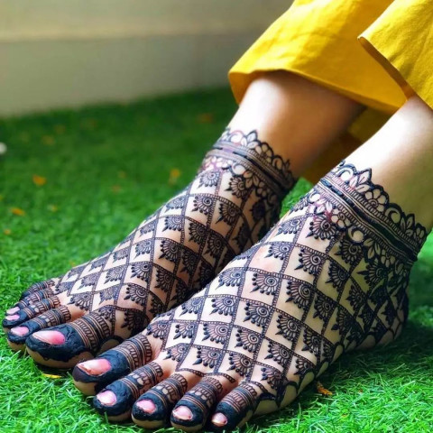 Latest Mehndi Design Wallpaper For Wedding Dulhan