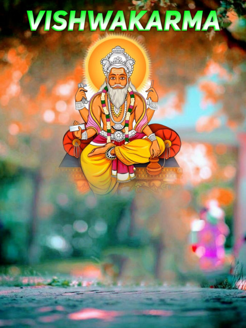Latest Vishwakarma Puja CB Editing Background Full HD Photoshop