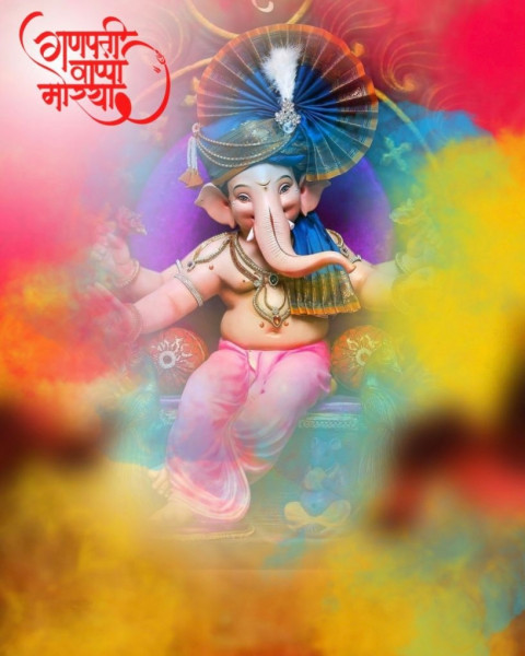 Lord Ganesh Chaturthi Background For CB PicsArt Editing Pic