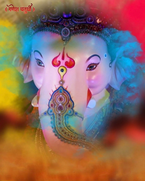 Lord Ganesh Chaturthi Editing Background Download HD Pic