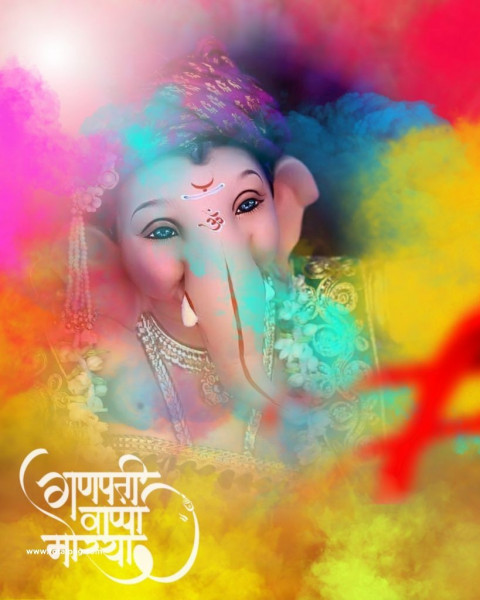 Lord Ganesha Chaturthi Editing Background HD For CB PicsArt