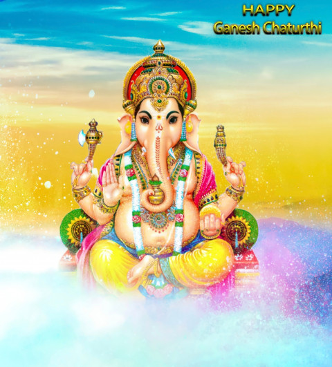Lord Ganesha Chaturthi Editing Background HD For CB PicsArt Free