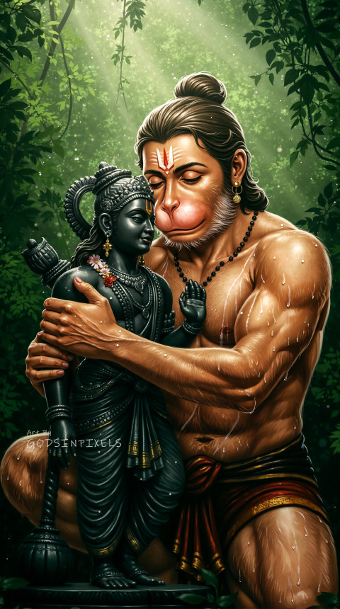 Lord Hanuman Ji And Lord Ram Photo Free Wallpaper Image Dp