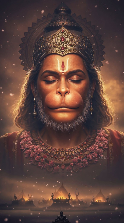 Lord Hanuman Ji Full Screen Mobile Wallpaper New