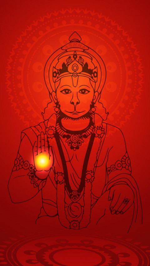Lord Hanuman Wallpaper For Mobile Background Screen Images