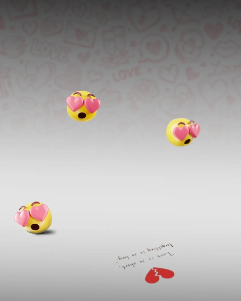 Love Emojy Free Photo Editing Background CB Wallpapers HD