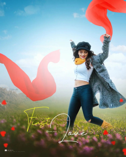 Love Girl PicsArt Photo Ediitng HD Background Download