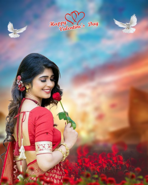 Love Happy Valentine's Day Background Free Download HD