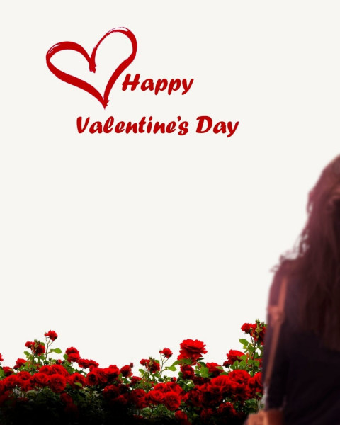Love Happy Valentine's Day Editing Background For PicsArt Full HD