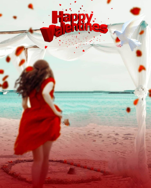 Love Valentine Day Special Photo Editing Background For PicsArt
