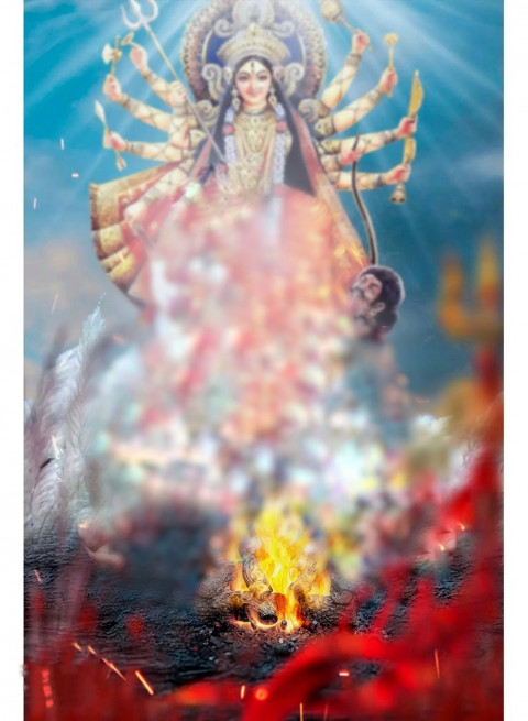 Maa Durga Pooja Editing Navratri CB PicsArt Background New