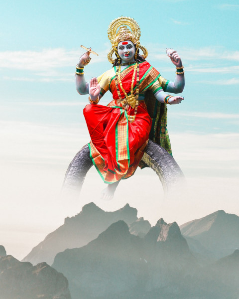 Maa Durga Puja Background New Download For Navratri Photo Editing