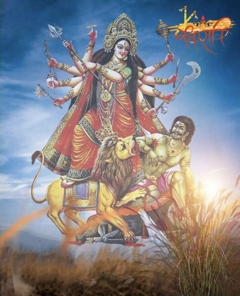 Maa Durga Puja CB Photo Editing Background Download Image