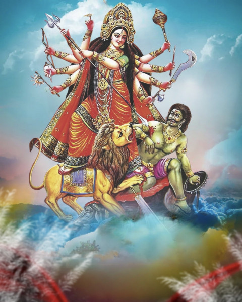 Maa Durga Puja CB Photo Editing Background Download New