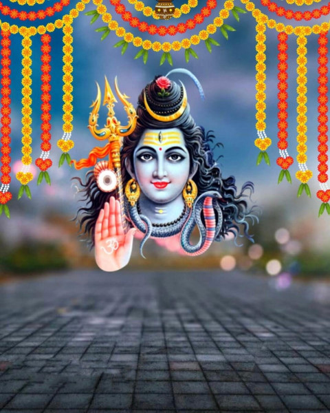 Mahakal Shivratri Background HD For CB Picsart Editing Free