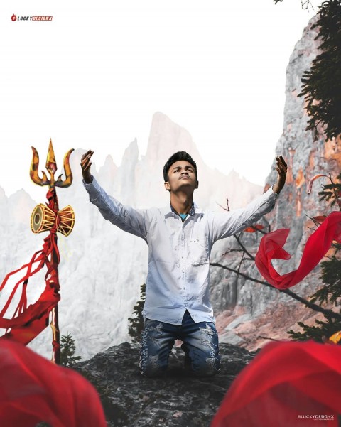 MahaShivaratri Editing Boys Poses Ideas