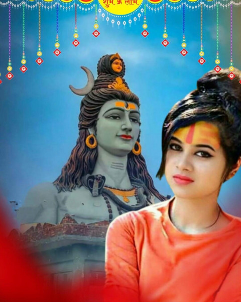 MahaShivratri Editing CB Background with Girl