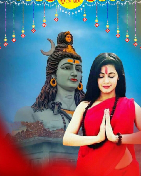 MahaShivratri Editing CB Background with Girl