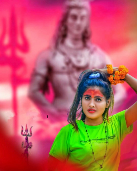 Mahashivratri Editing Picsart Background With Girl Pics