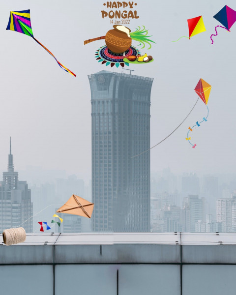 Makar Sankranti Editing Background For CB Photoshop