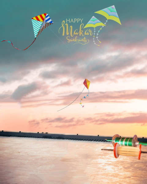 Makar Sankranti Editing Background HD For CB Picsart