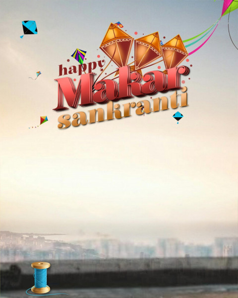 Makar Sankranti Editing Background Photoshop