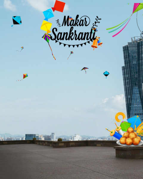Makar Sankranti Editing Picsart Background For CB