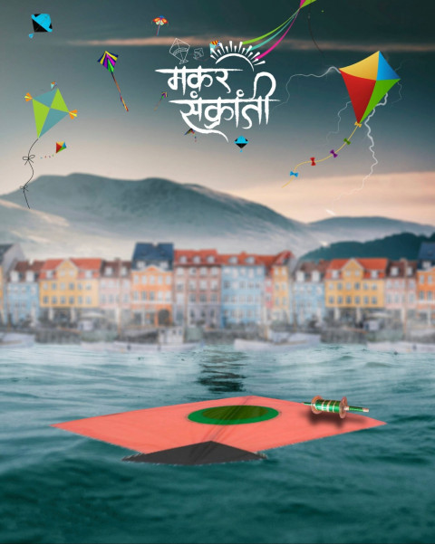 Makar Sankranti (Lohri) Photo Editing Background HD For Picsart & CB