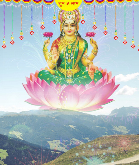 Mata Lakshmi Editing Diwali CB Background Full HD