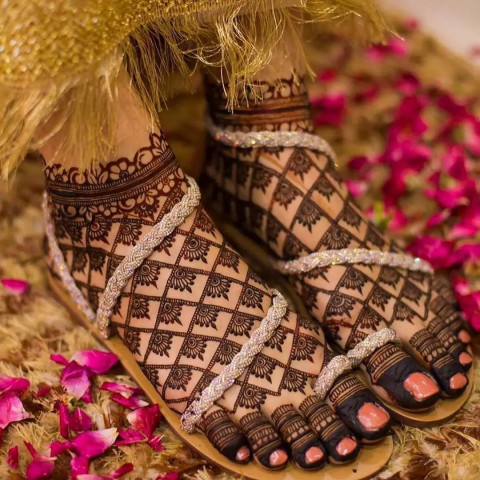 Mehandi Design Full Feet Pictures For Dulhan Wedding