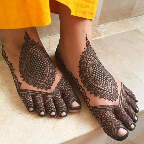 Mehandi Design Full Feet Pictures For Dulhan Wedding