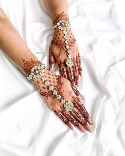 Mehandi Design Full Hand Pictures For Dulhan Wedding