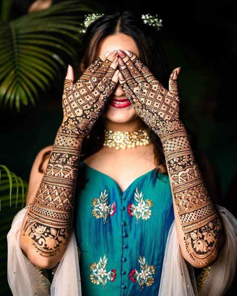 Mehandi Design Full Hand Pictures For Dulhan Wedding