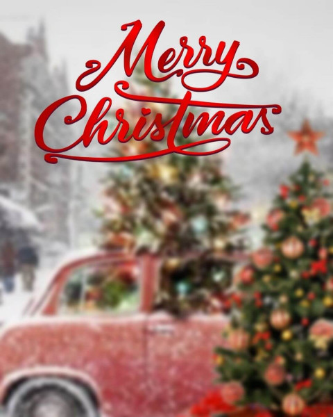 Merry Christmas Background Full HD CB Picsart Photo
