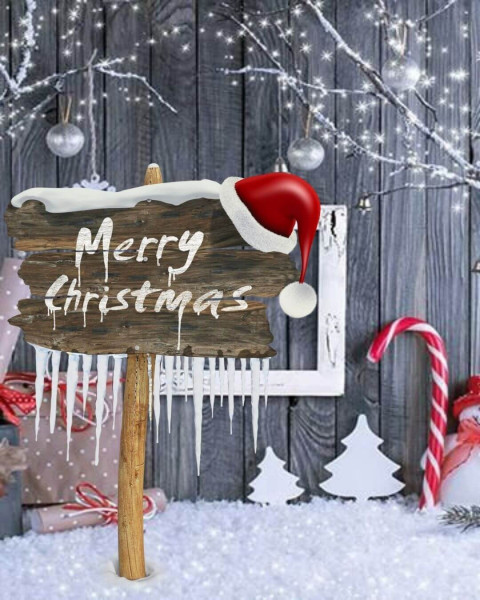 Merry Christmas Background Full HD CB Picsart Photo