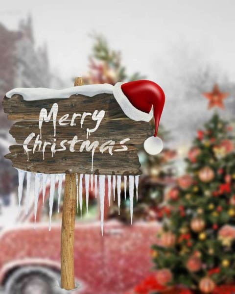 Merry Christmas Background Full HD CB Picsart Photo